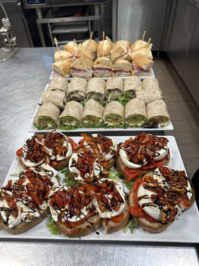 Made some sandwiches.