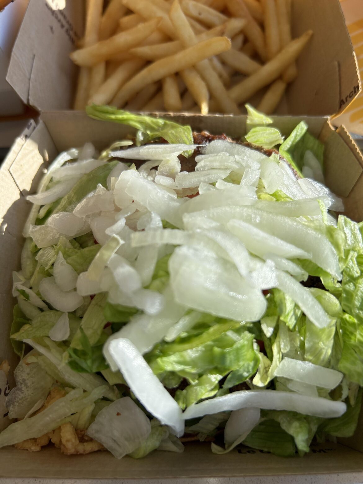 Got the Big Arch from Maccas… I asked for extra… Not enough IMO