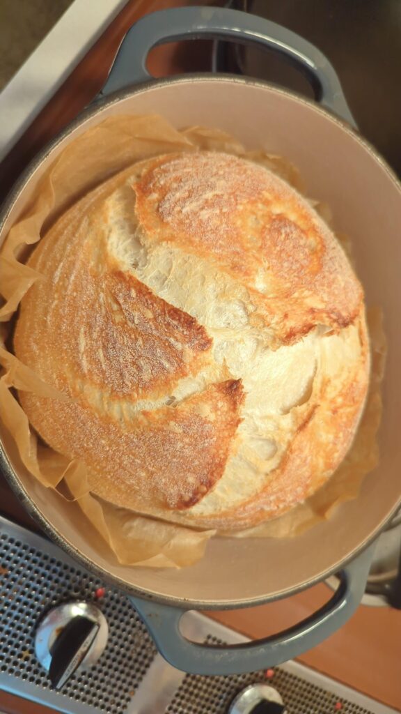 First time making sourdough