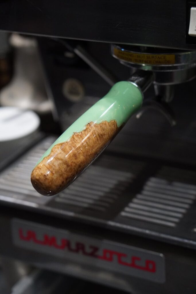 I made some handles for our portafilters