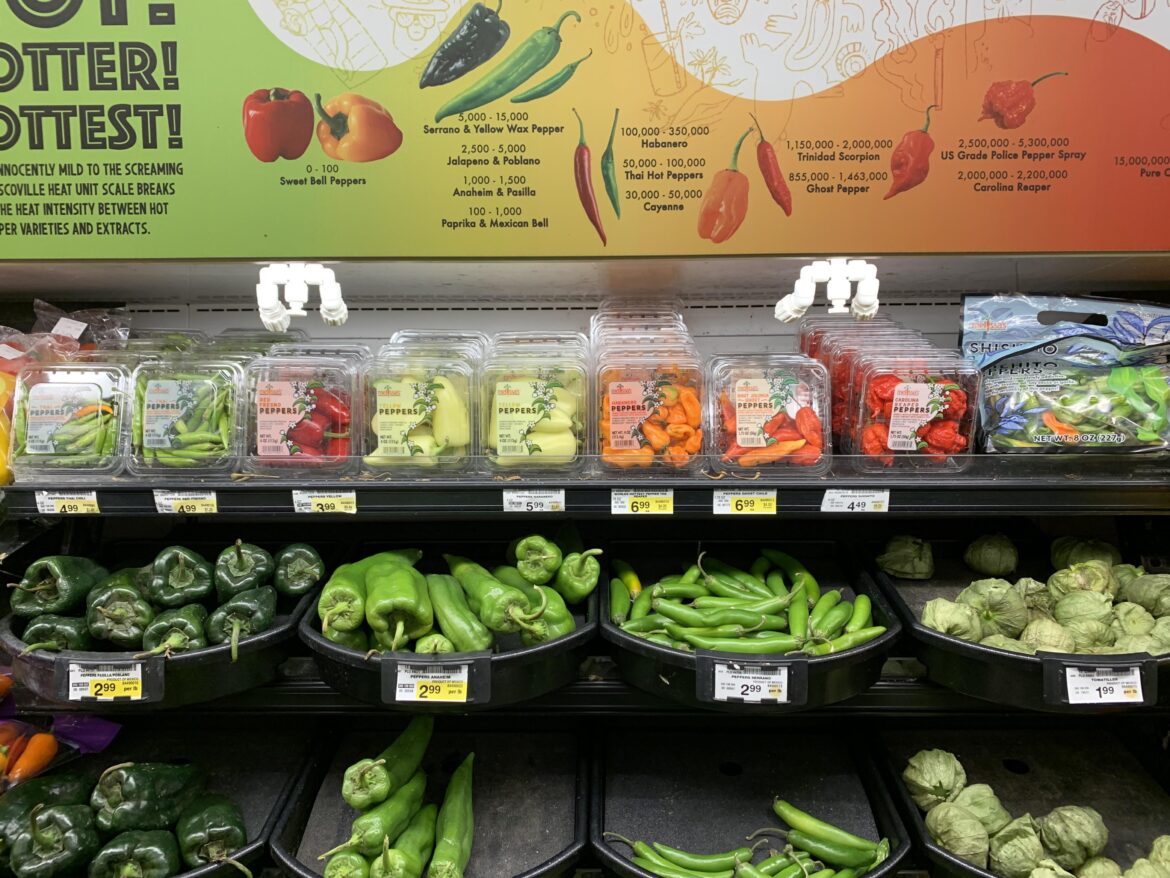 Pepper section in Colorado