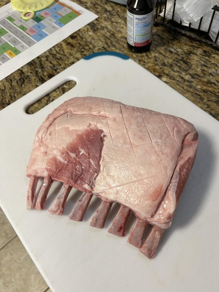 Smoked Rack of Lamb Smoked Rack of Lamb