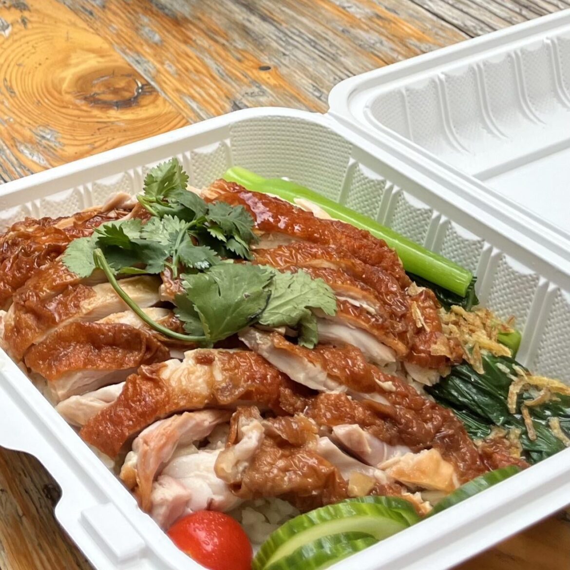 Amazing Singaporean chicken rice