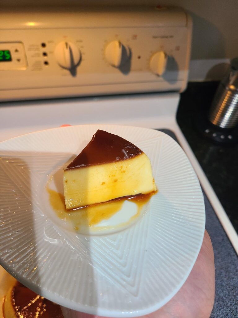 Sous vide flan (192F/1.5hrs)