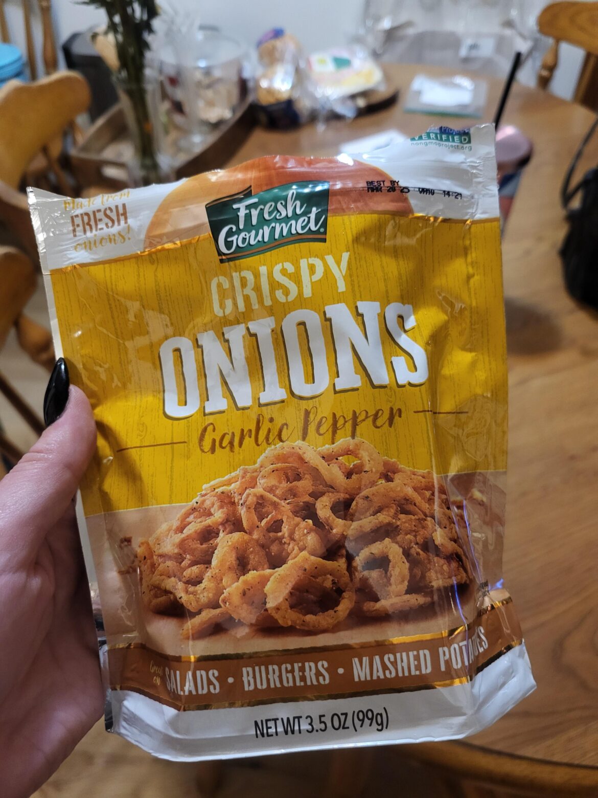 Bought these to put on our salad....