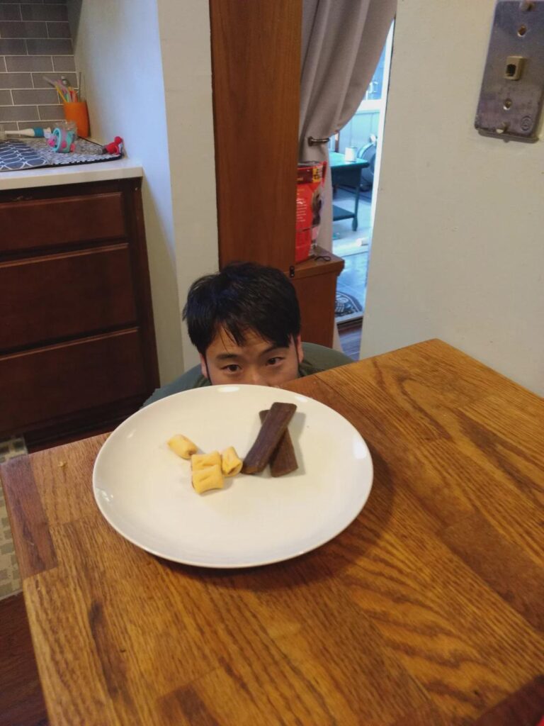 biscuits and begging strips