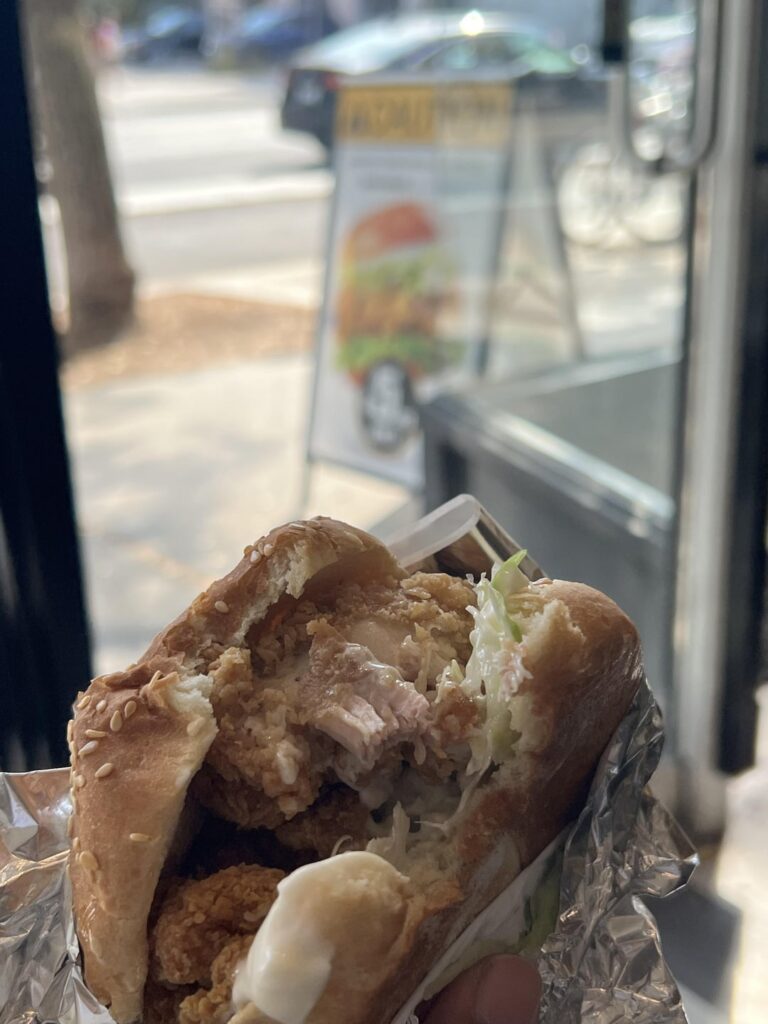 Krispy Karaage Chicken burger - OLD.K