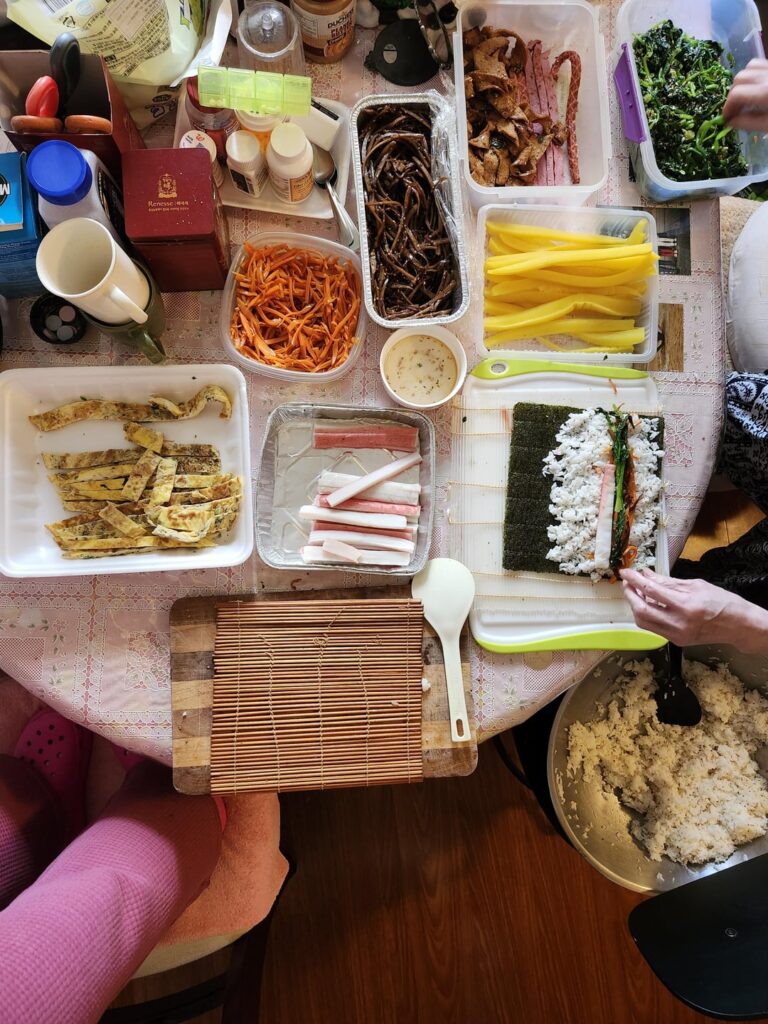 Gimbap for Seahawks game