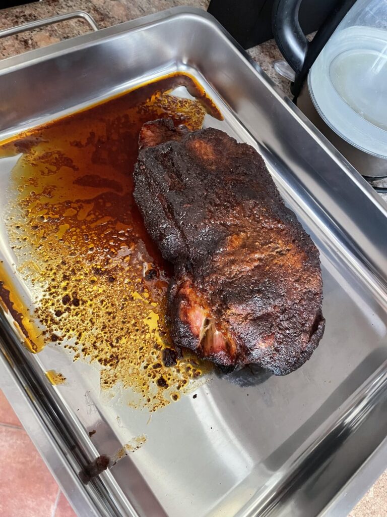 1st time Pulled Pork Texas Crutch (Treager D22 Pro)