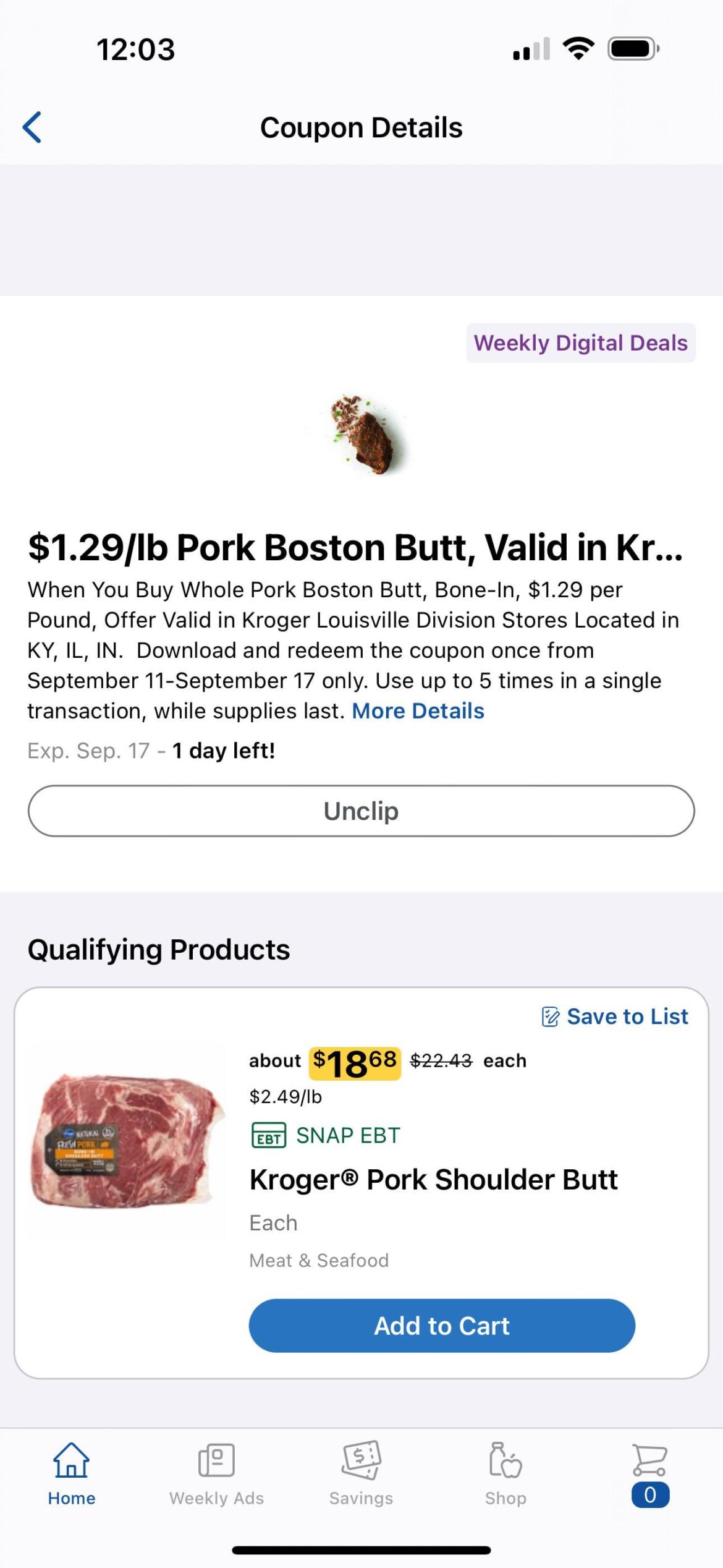 Guess I Know what’s for dinner this week