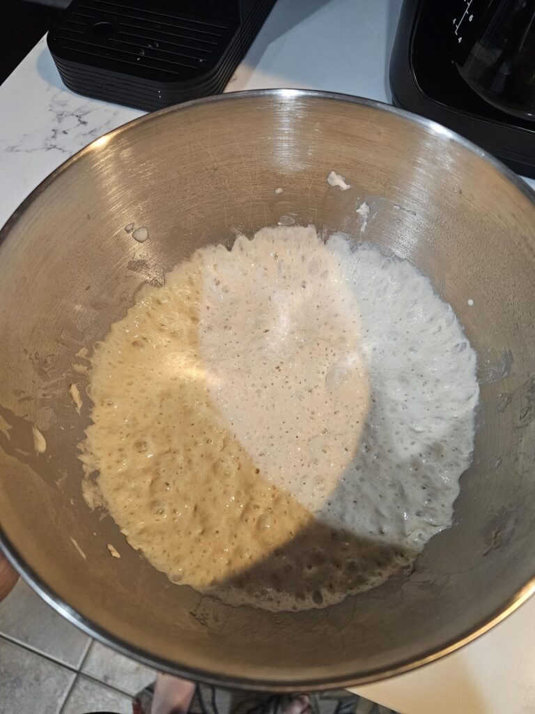 Tried my hands at schiacciata