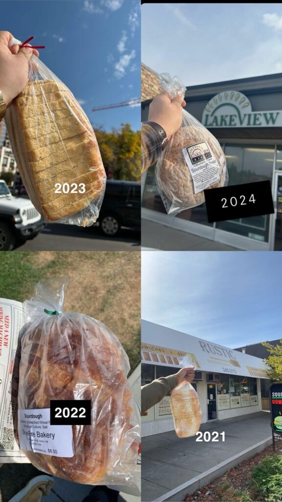 4 years in a row of buying a loaf of sourdough on September 17