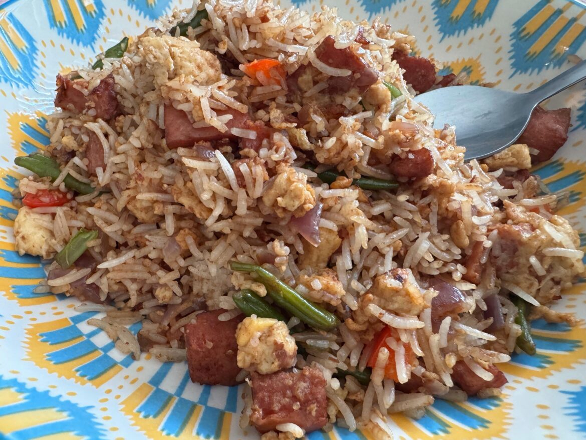 SPAM fried rice