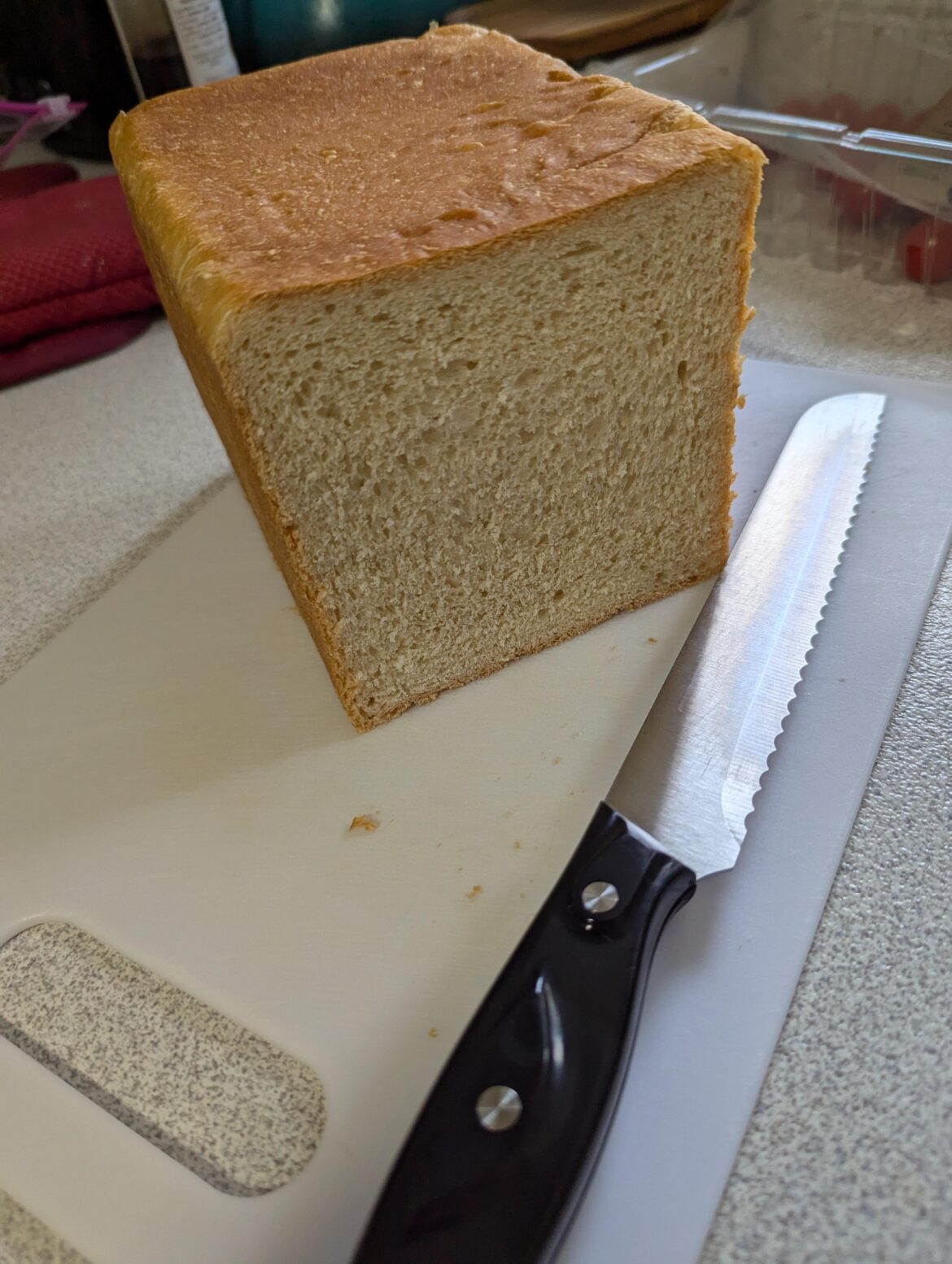 My Shokupan is a little dense