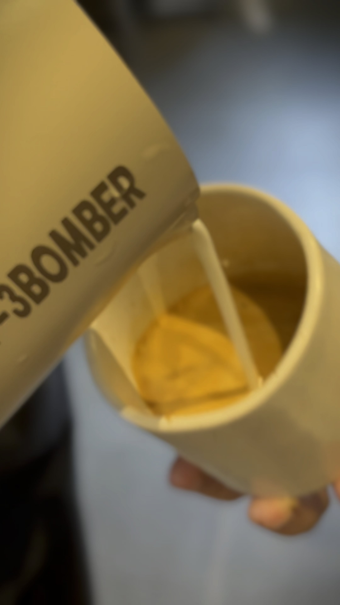 Just a flat white during the shift