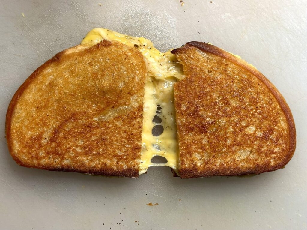 One of my tastiest grilled cheese sandwiches yet! One of my tastiest grilled cheese sandwiches yet!