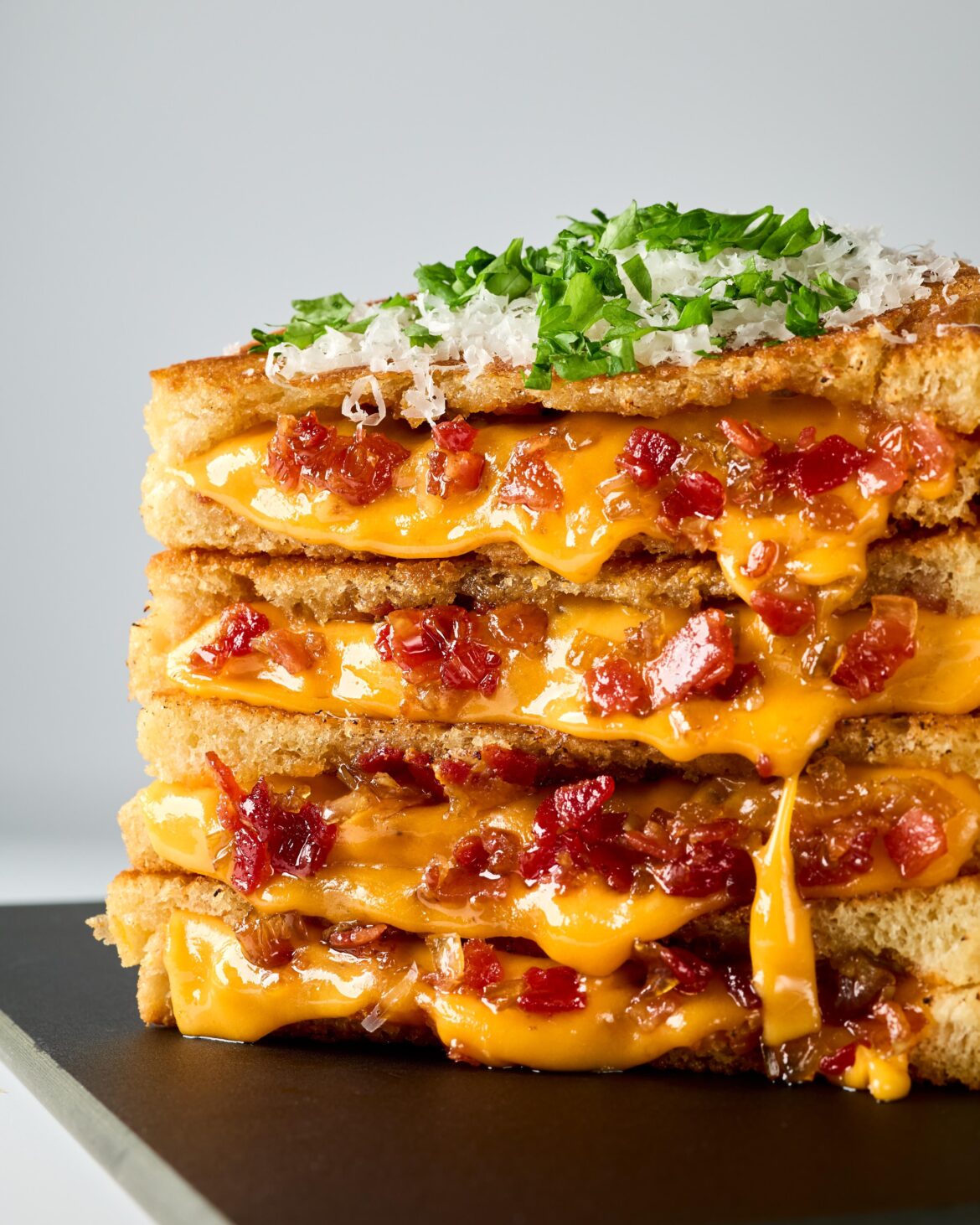 Grilled cheese with bacon jam