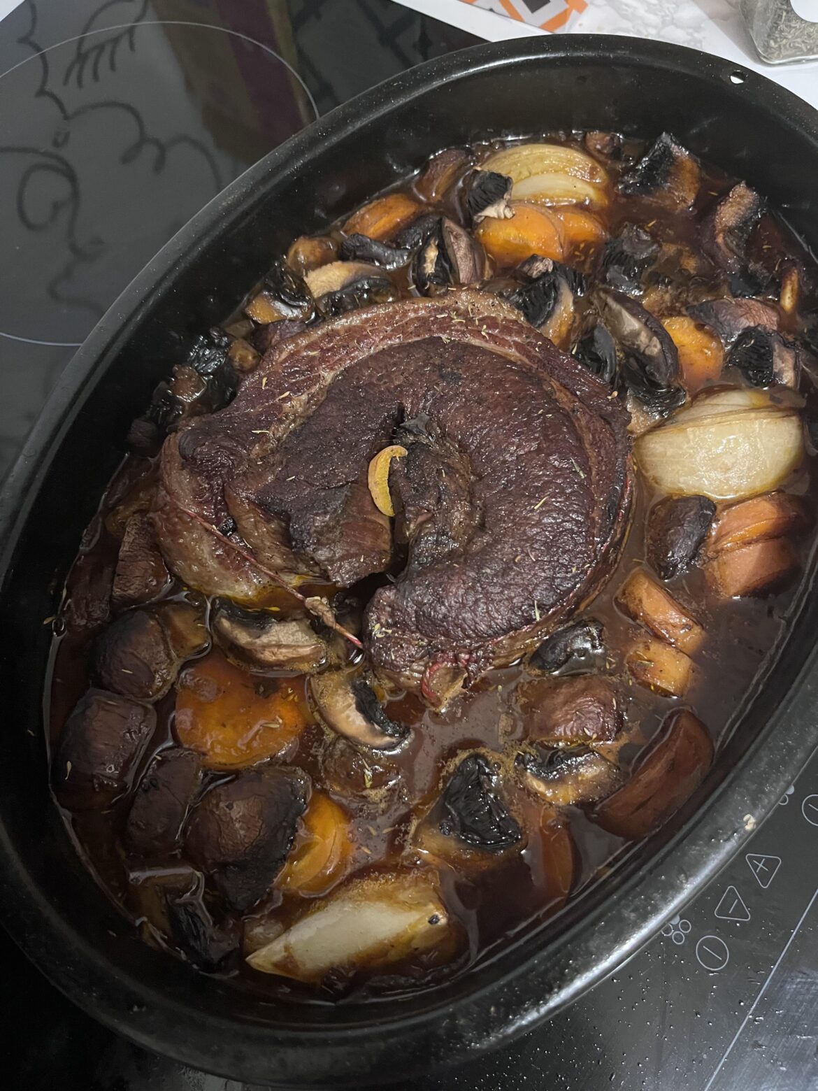 Beef brisket pot roast