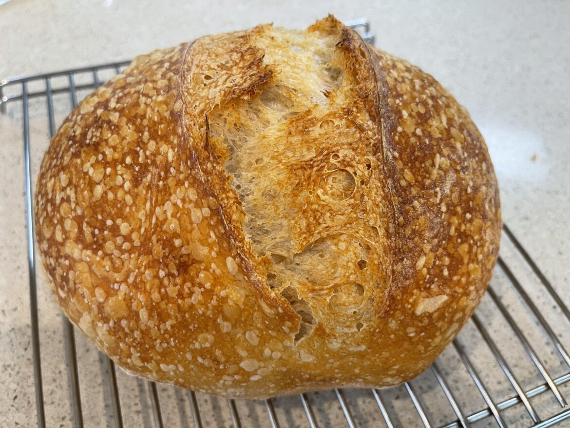 Made some sourdough with an extra cheesy crust…  or so my sister thinks😉🧀❌ #Blisters