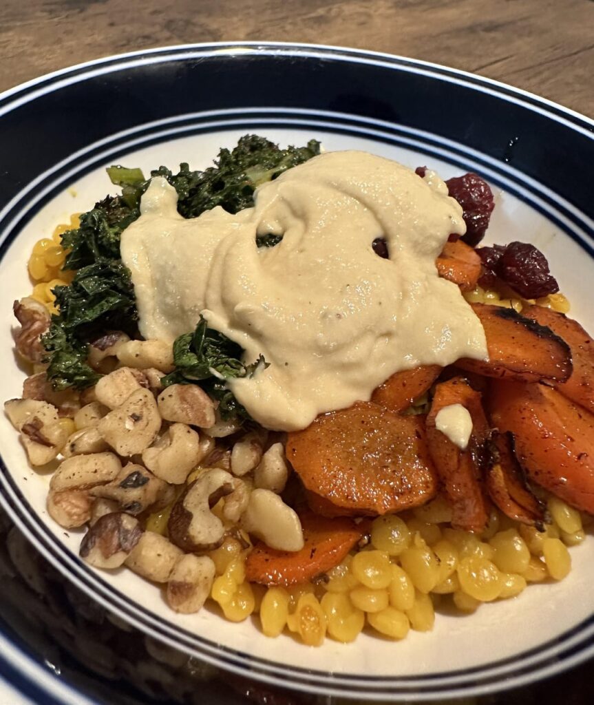 Vegan Maple Carrot Power Bowls - My First Veggie Recipe