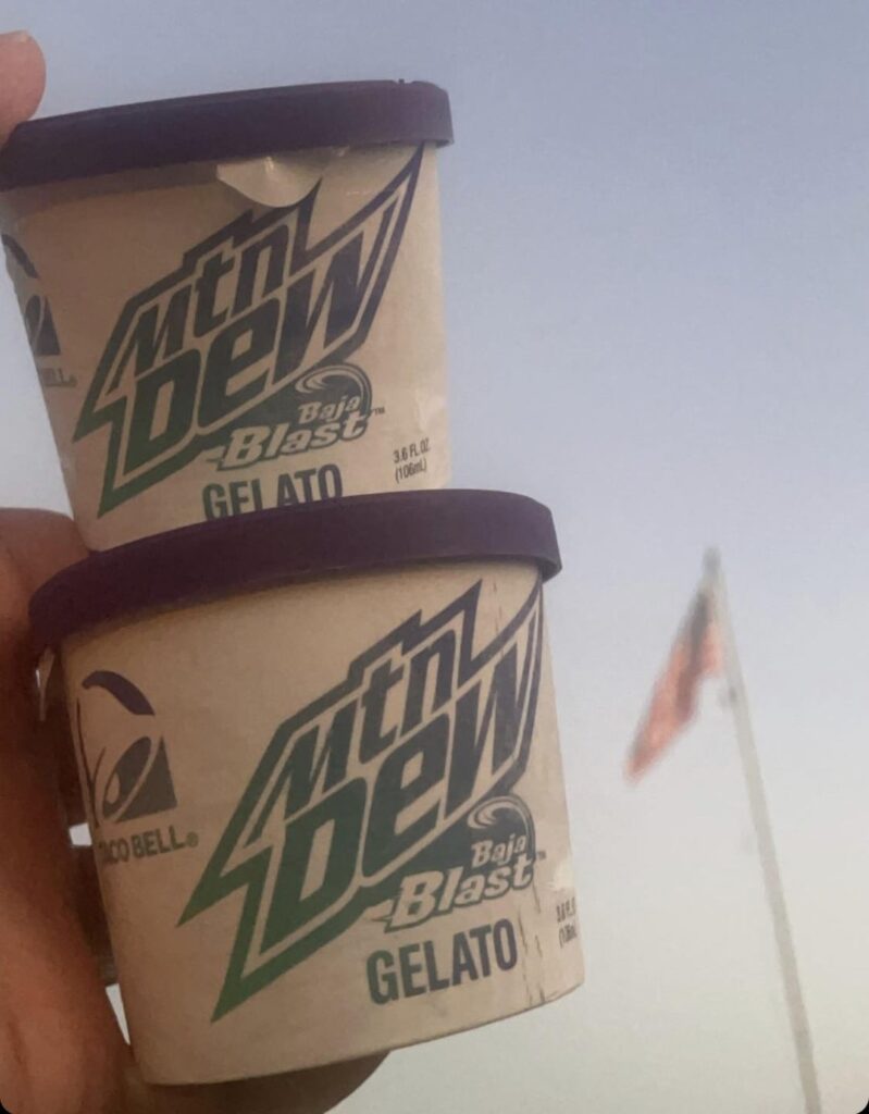 Anyone notice Taco Bell’s Baja Blast Gelato tastes like 뽕따 BbongDda