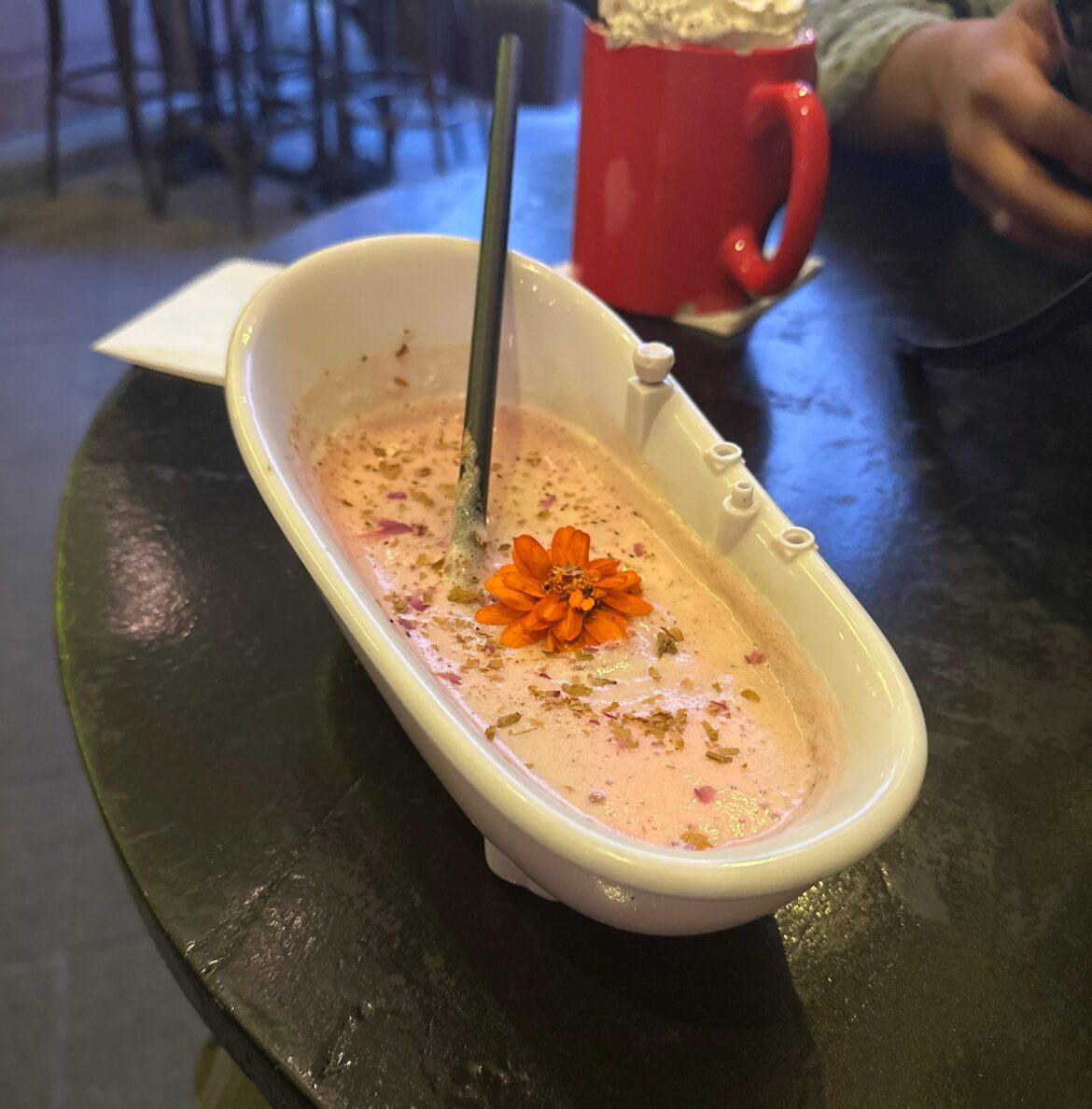 at Jardín Bar in Budapest. still delicious though!!!