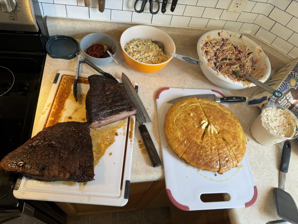 Overnight cook, ready for lunch on the traeger 780. Overnight cook, ready for lunch on the traeger 780.