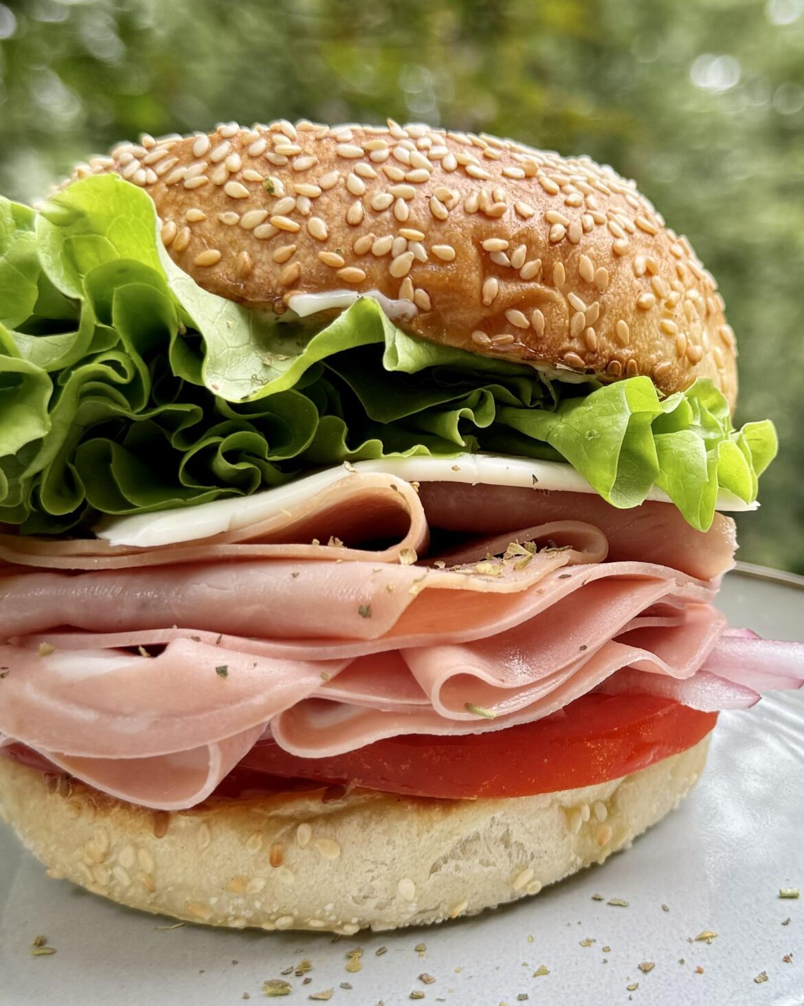 I made a mortadella sandwich 😍