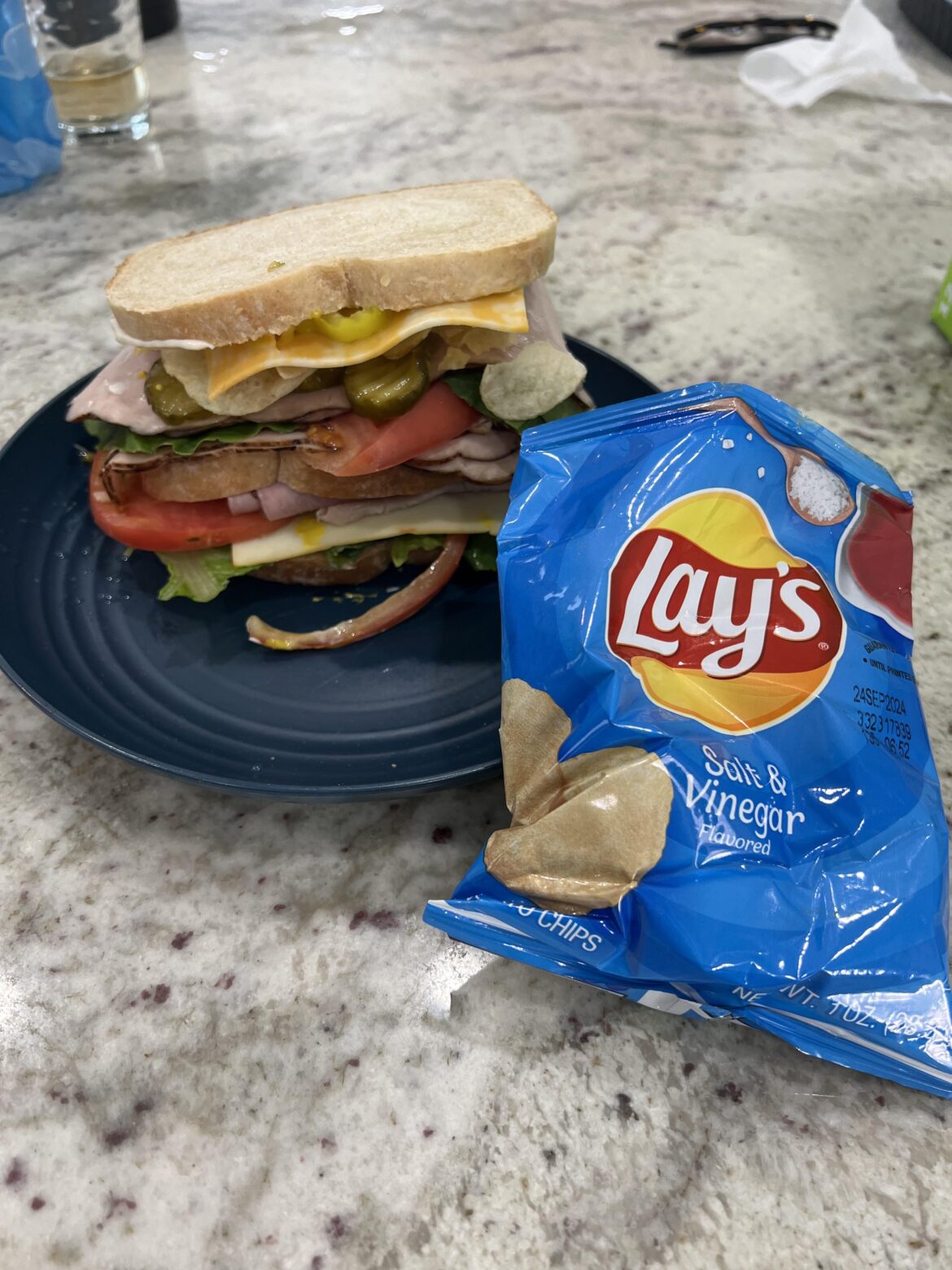 One of my favorite things to do is making a tower of a sandwich with crushed chips after a long day at the beach and watching Scooby Doo (I’m 32 and still eat like a child💀)