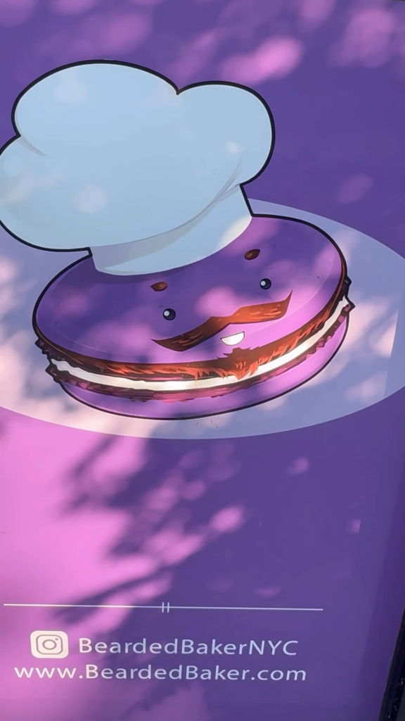 Rainbow Skittles macarons