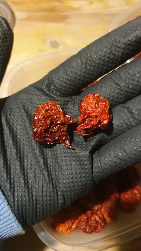 This years first batch of dried Reapers. Turned out quite pretty and none broke. 😊