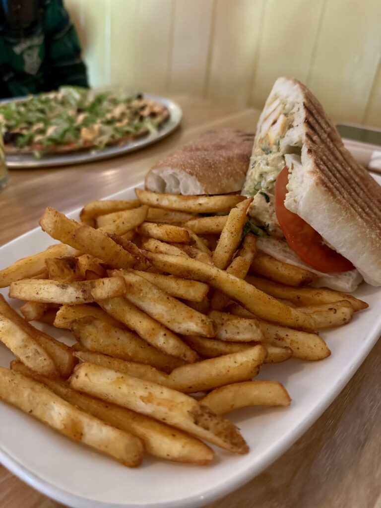 Dinner at Beachwood cafe