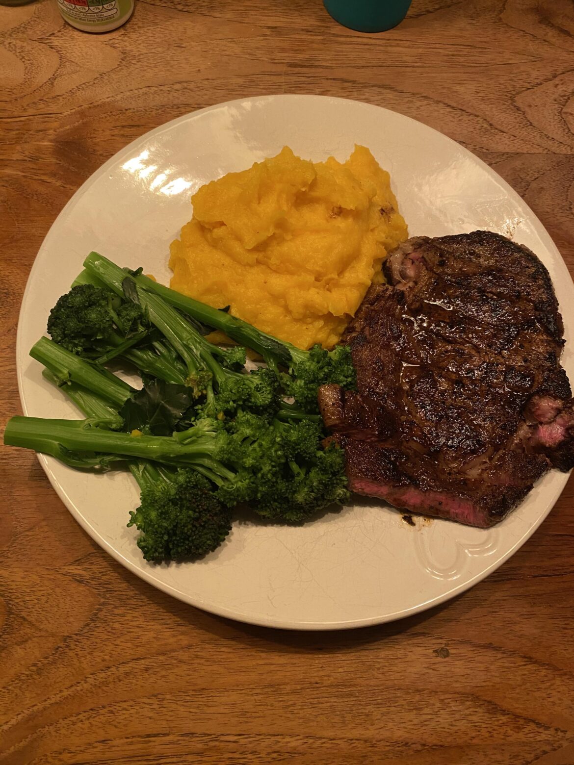 Steak dinner but trying to keep it relatively healthy