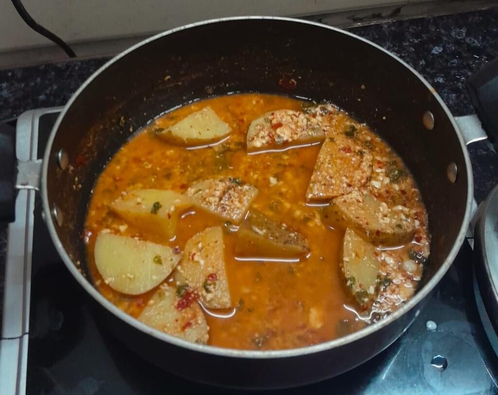 My Hellfire Hott As Hell Himalaya Doaba Aloo Potato Stew! 🔥🌶😋