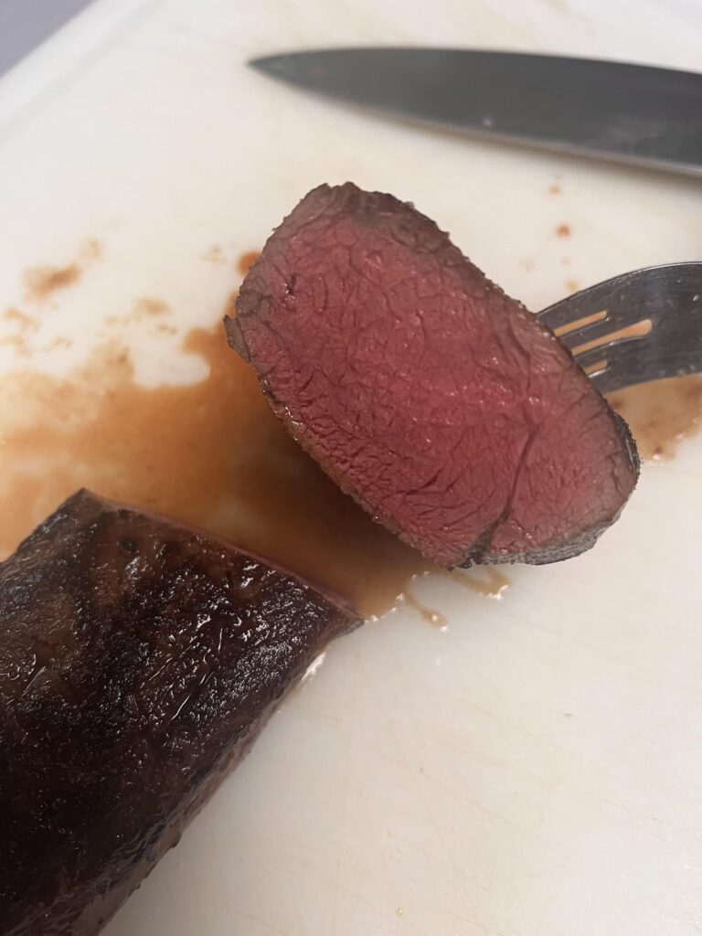 Venison backstrap (white tail deer loin)