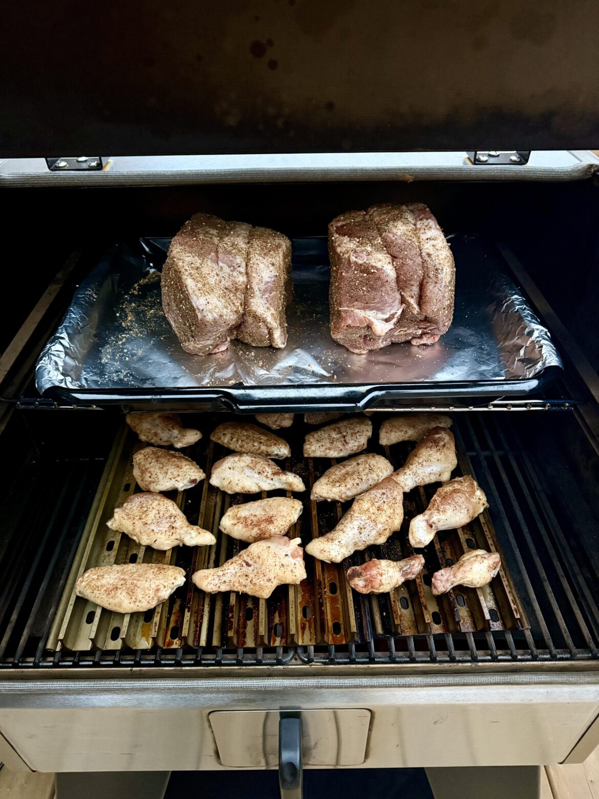 Do y’all add liquid to your pork butt trays?