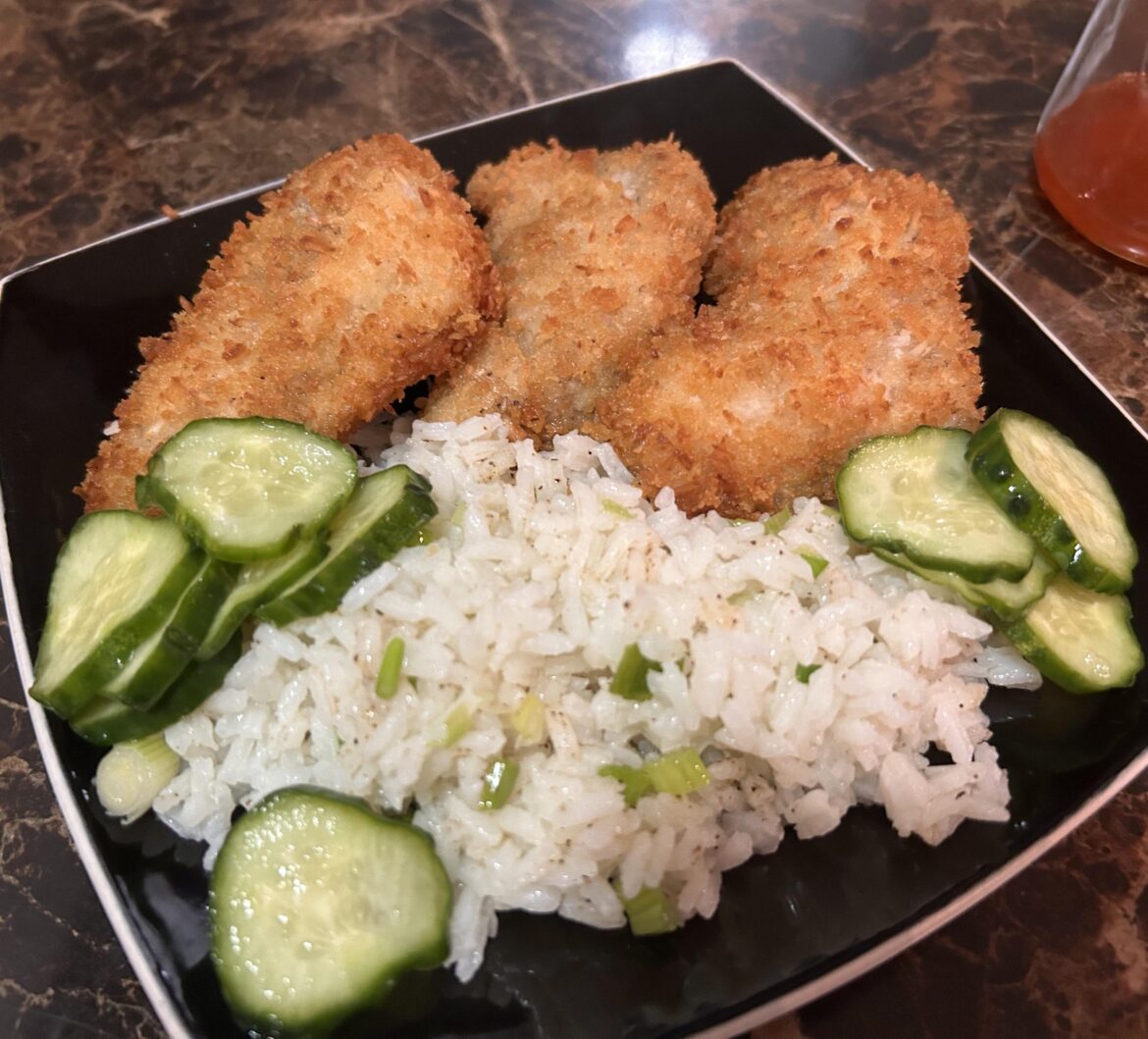 crispy coconut chicken