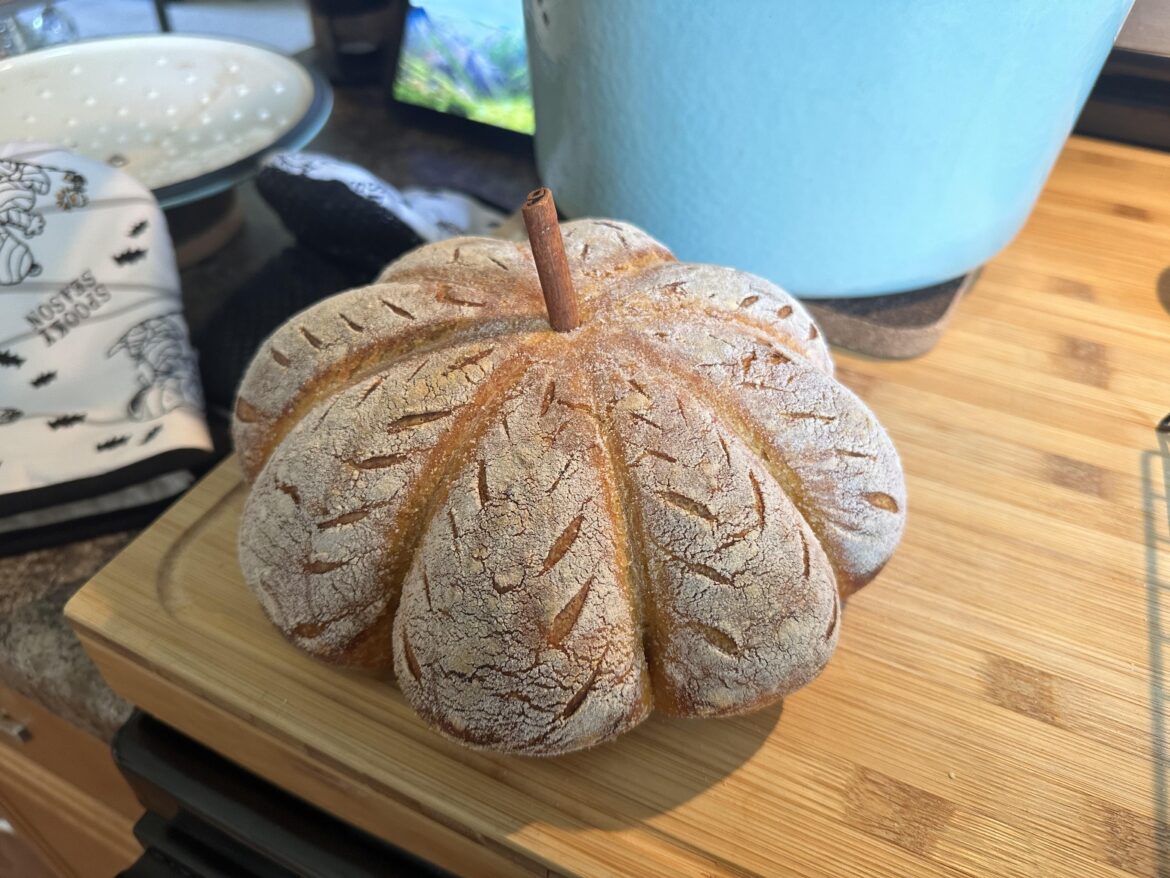 Tried my hand at a pumpkin shape!