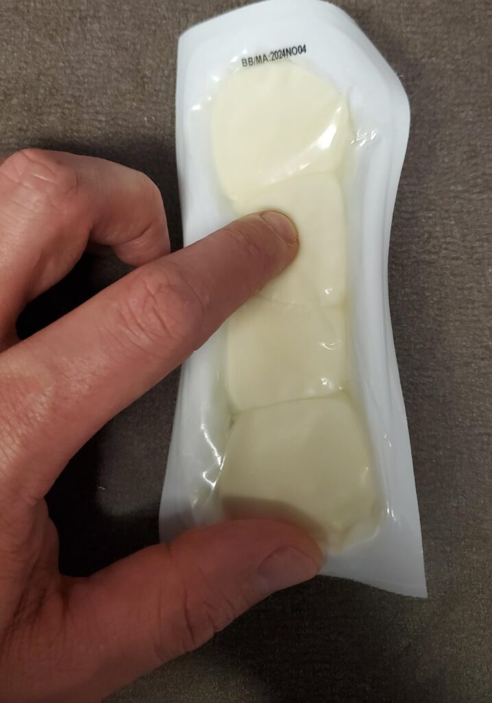 Is this mozzarella? Got this in my box of 4 meals, it does NOT go with ANY meal, I checked 3 times.