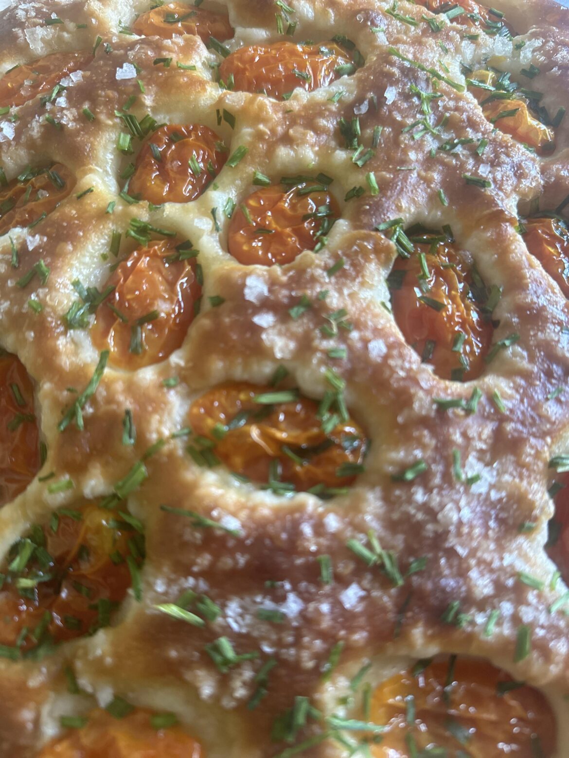 Tomato and Chive Foccacia