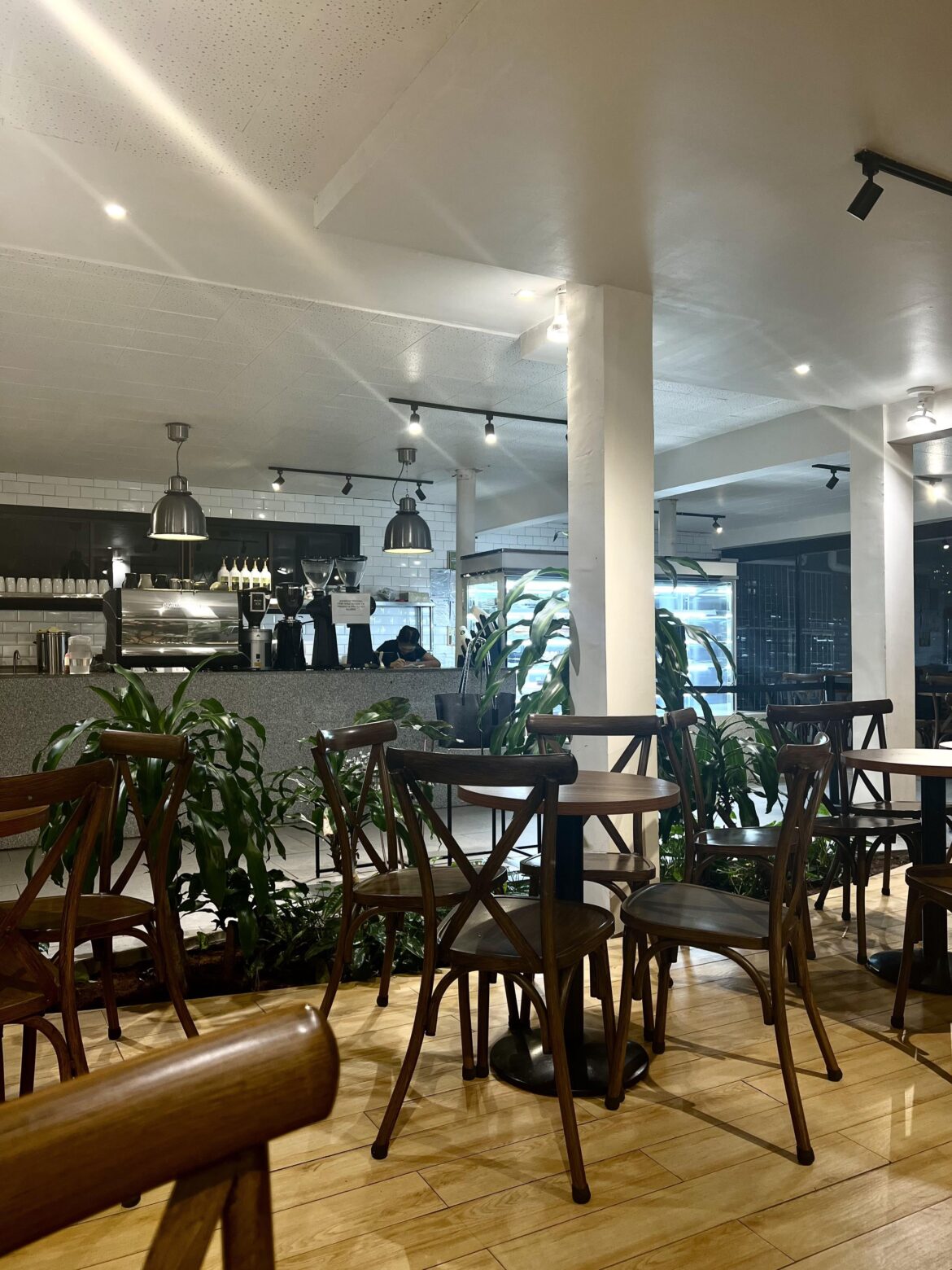 A peaceful setting to enjoy a cup of coffee!