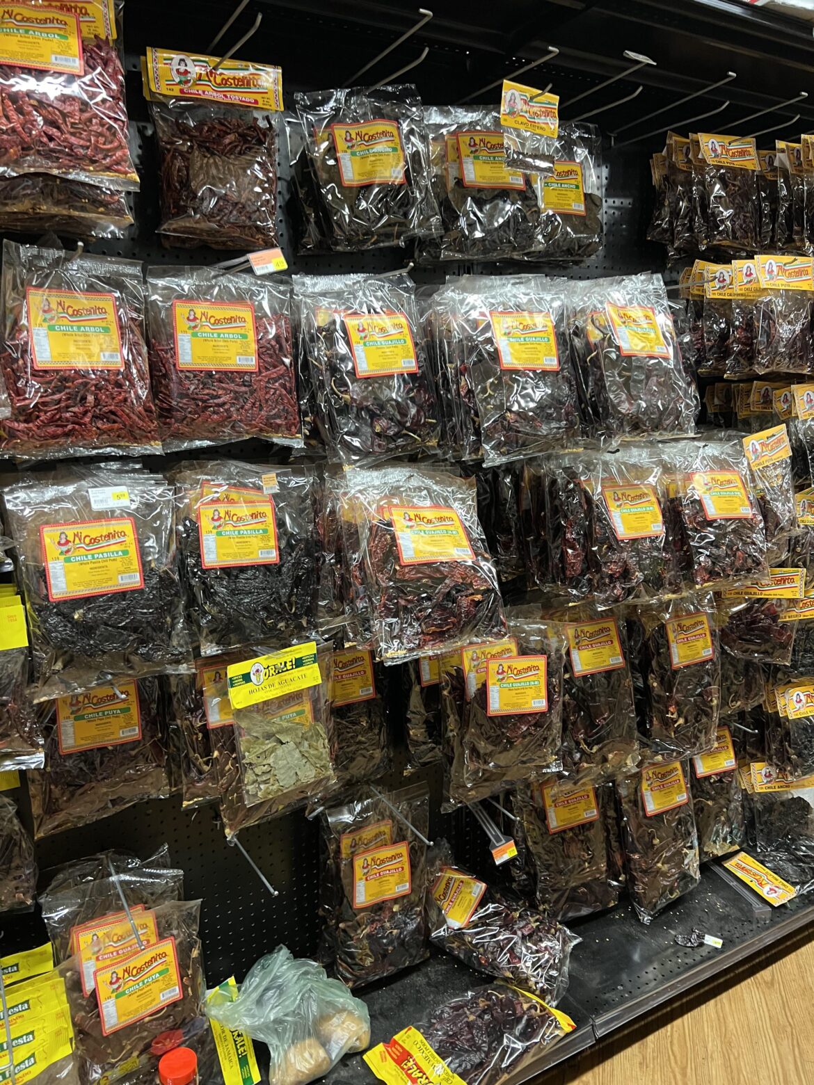Some love for my dried chilis aisle. This is maybe 25% of them.