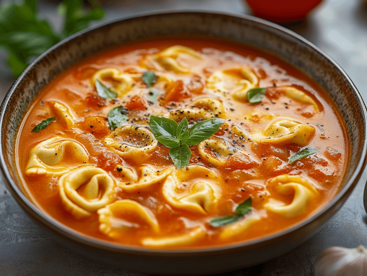 Tomato Tortellini Soup