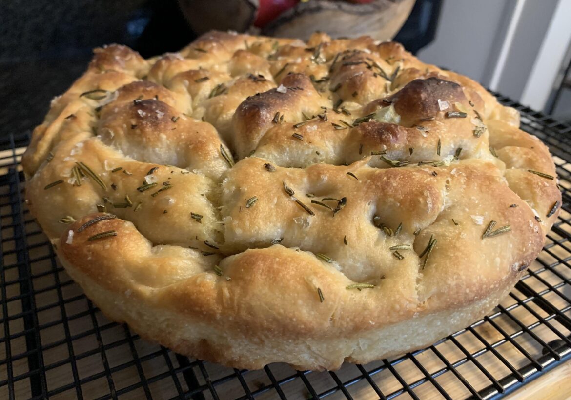 Second attempt at focaccia today.