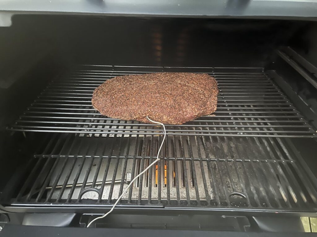 First brisket flat smoked on my pitboss1250cs
