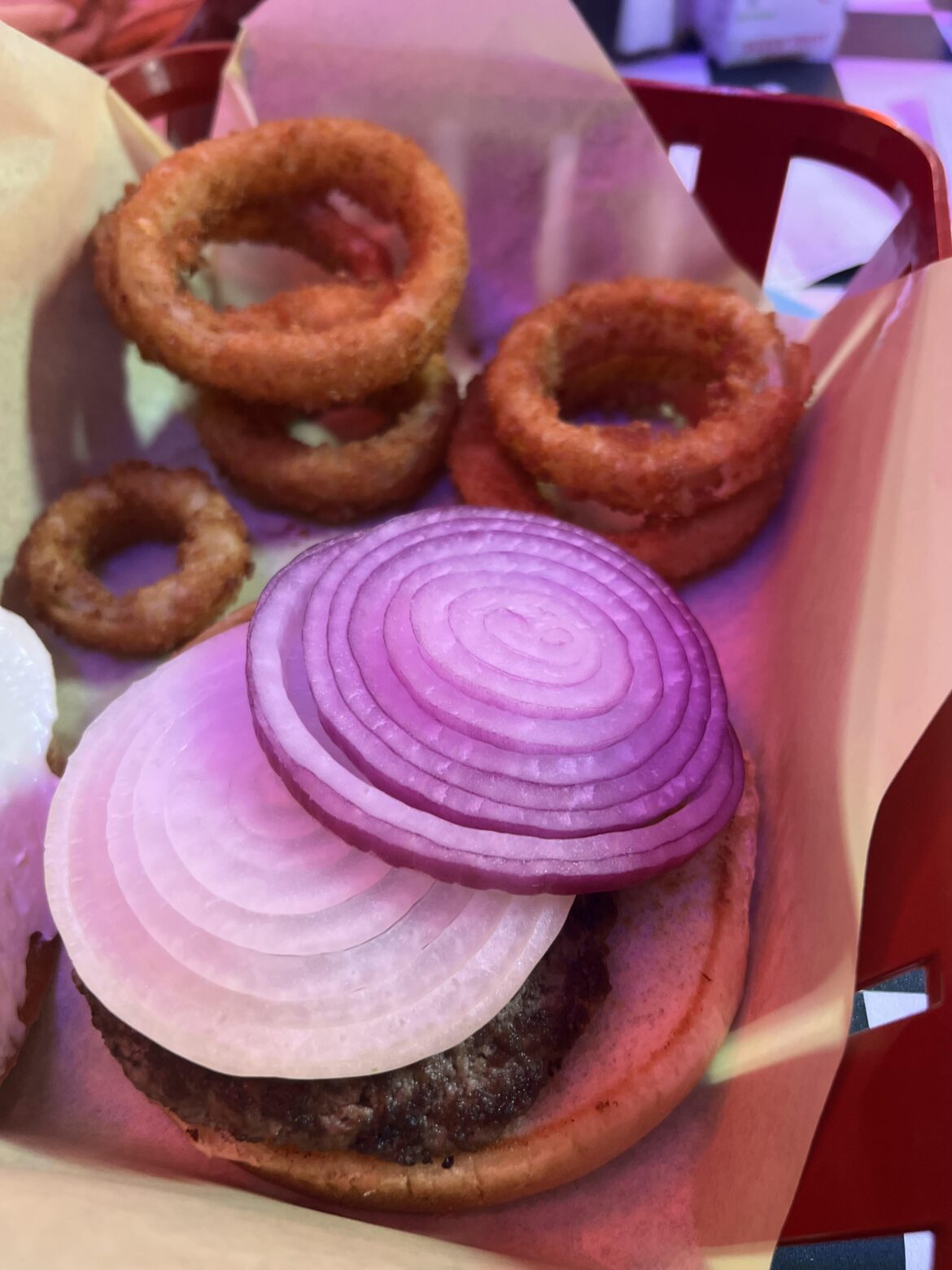 My fave local burger place should be onionlovers approved.