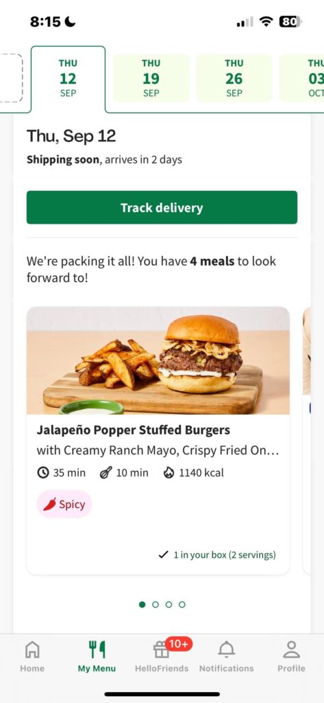 So excited for my upcoming meals!!!