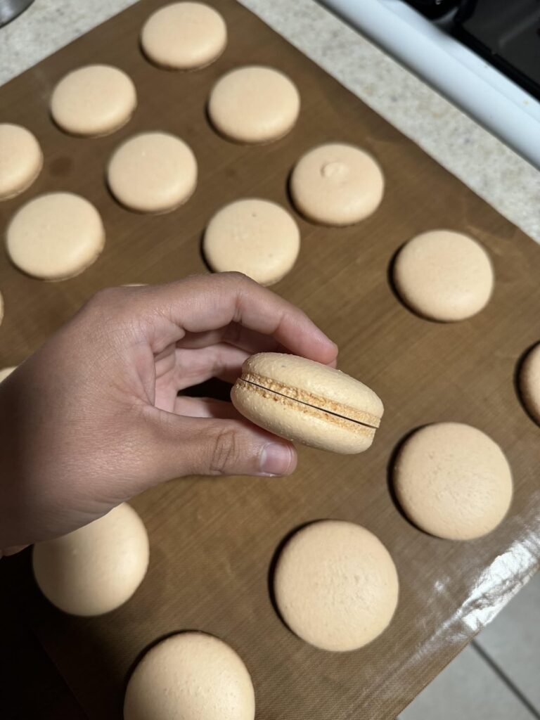 Well, I baked macarons in a gas stove- it wasn’t bad at all! I’ve seen the question asked here. My biggest issue was the temperature randomly dropping about 5°, so I combated it with increasing my oven temp by 5. Slightly hollow unfortunately but still pleased overall.