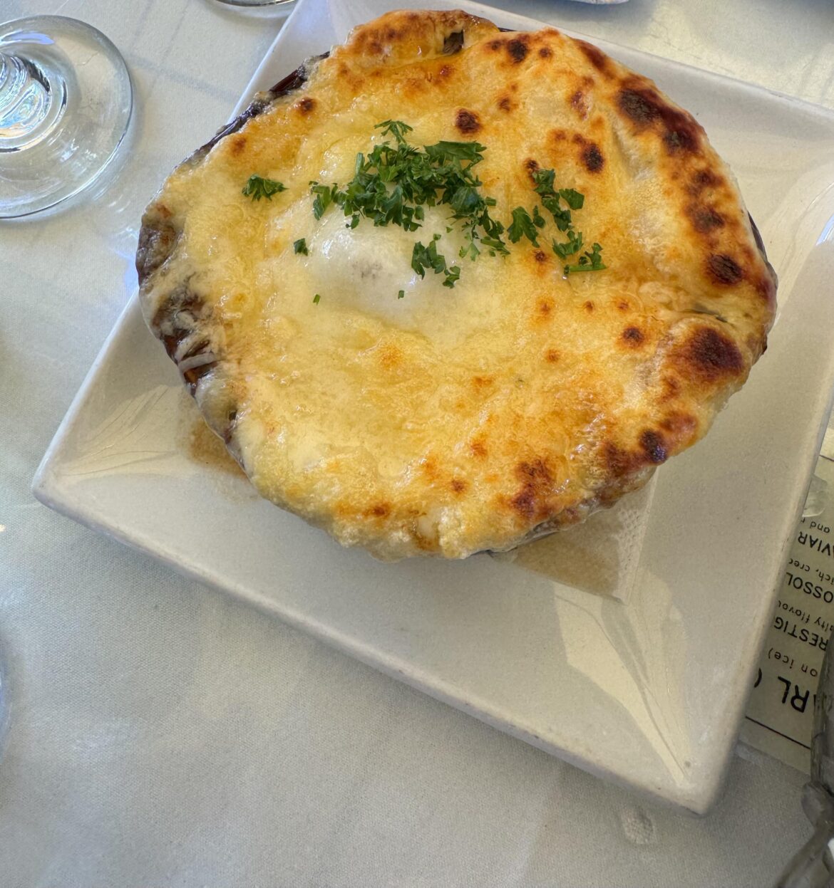 French Onion Soup from Monsieur Marcel 🩷