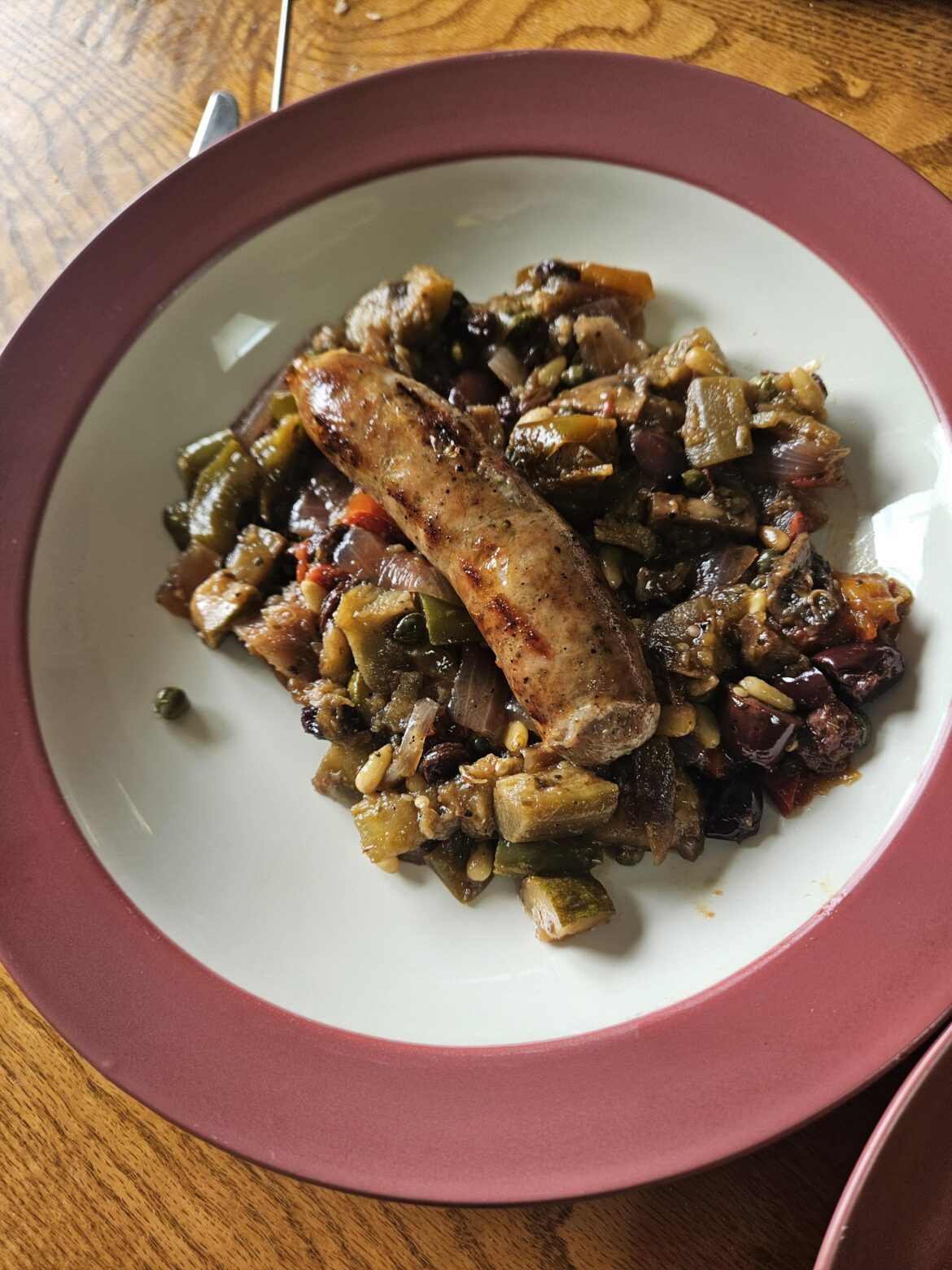 Food Lab Italian Sausage and Serious eats Caponata